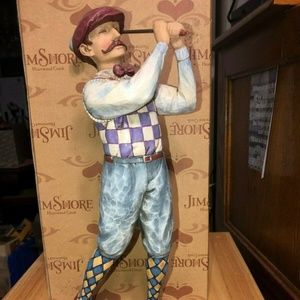 JIM SHORE "HEARTWOOD CREEK" MAN GOLFER FIGURINE